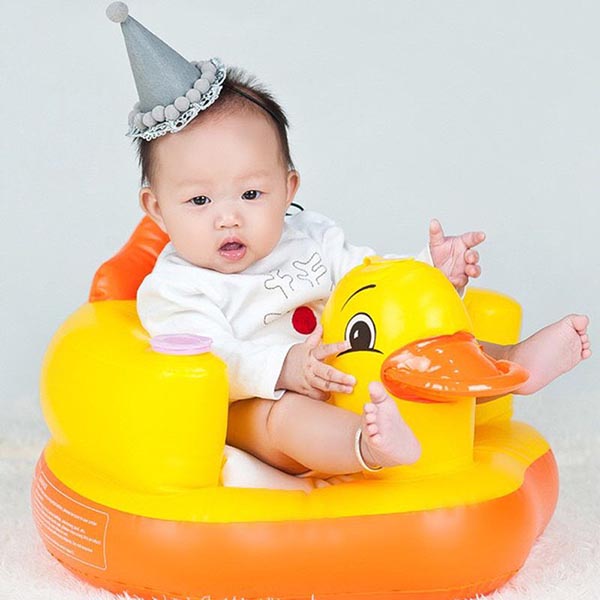 Ghế hơi tập ngồi cho bé hình vịt
