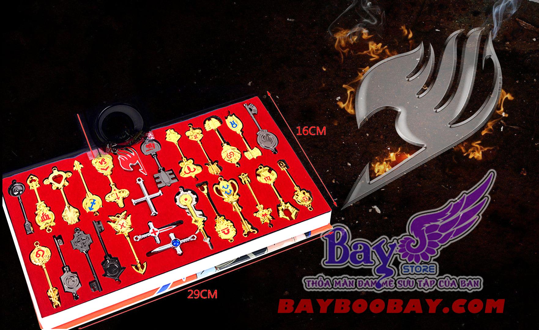[Bộ vừa] Set chìa khóa Fairy Tail BAYSTORE