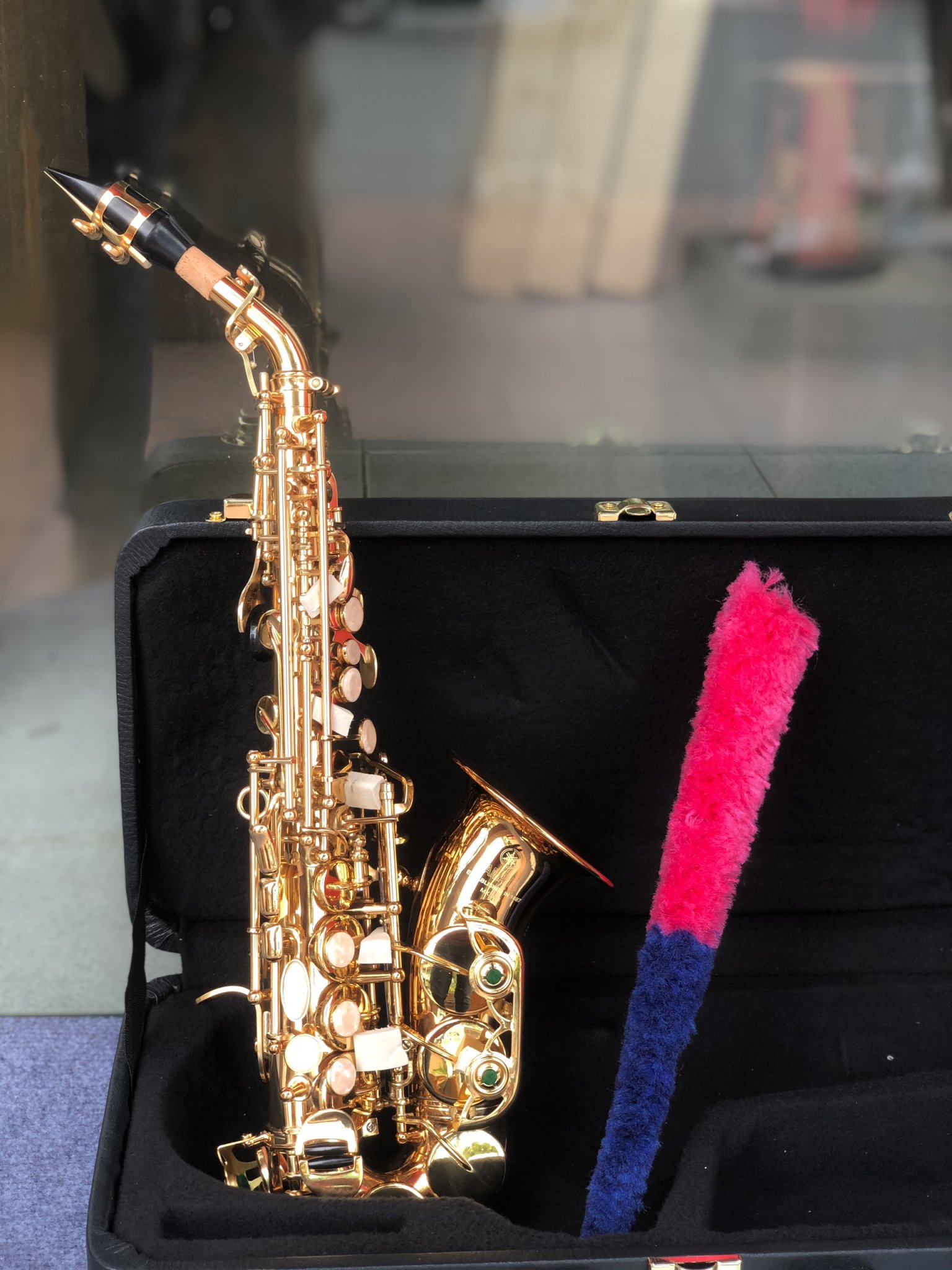 Kèn saxophone soprano cong Yamaha MK-008