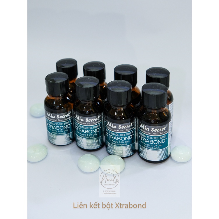 Liên kết bột, khử dầu trên móng, kiềm dầu Xtrabond (Chai)