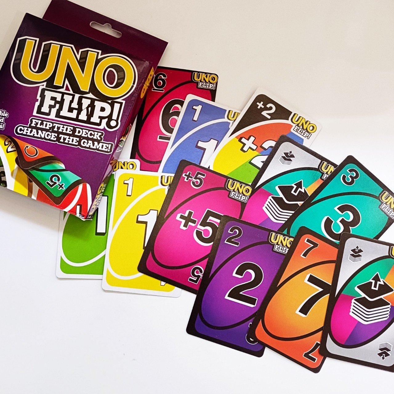 Bài uno flip 112 lá đồ chơi trẻ em thẻ bài boardgame