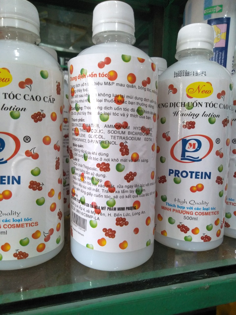 THUỐC UỐN TÓC LẠNH PROTEIN - TRÁI CÂY