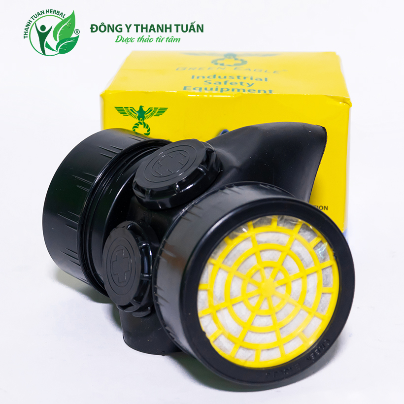 Mặt nạ phòng độc và bụi bẩn 2 phin lọc Green Eagle BB306