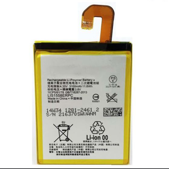 Pin sony z3 ( lis1558erpc / 3100mah ) ( loại 1 bảo hành 6 tháng )