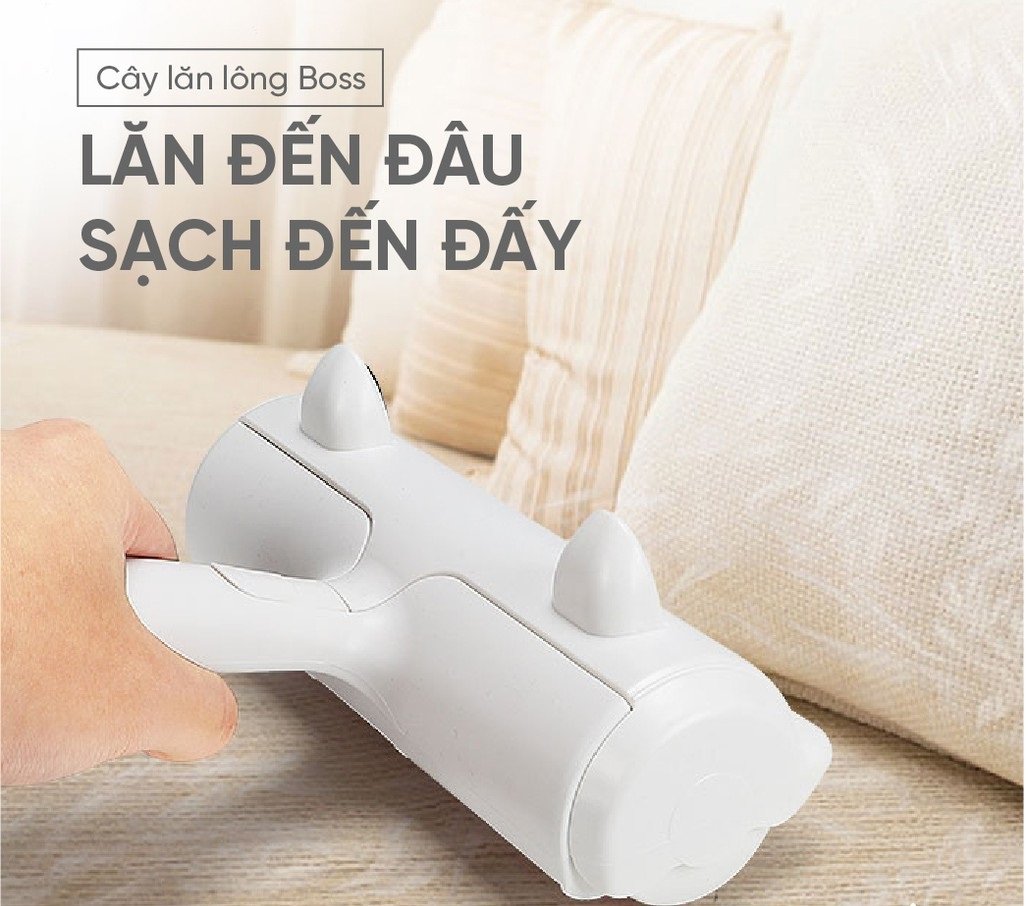 (HCM) Cây lăn lông chó mèo - Cây Lăn tĩnh điện hút sạch lông thú cưng trên giường chăn đệm, ghế sofa.
