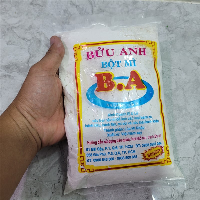 Túi 500gr bột mì xay mịn loại 1