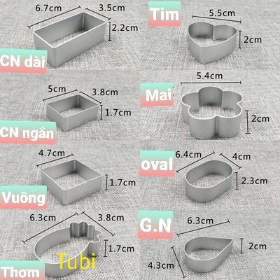 Khuôn bánh dứa đài loan