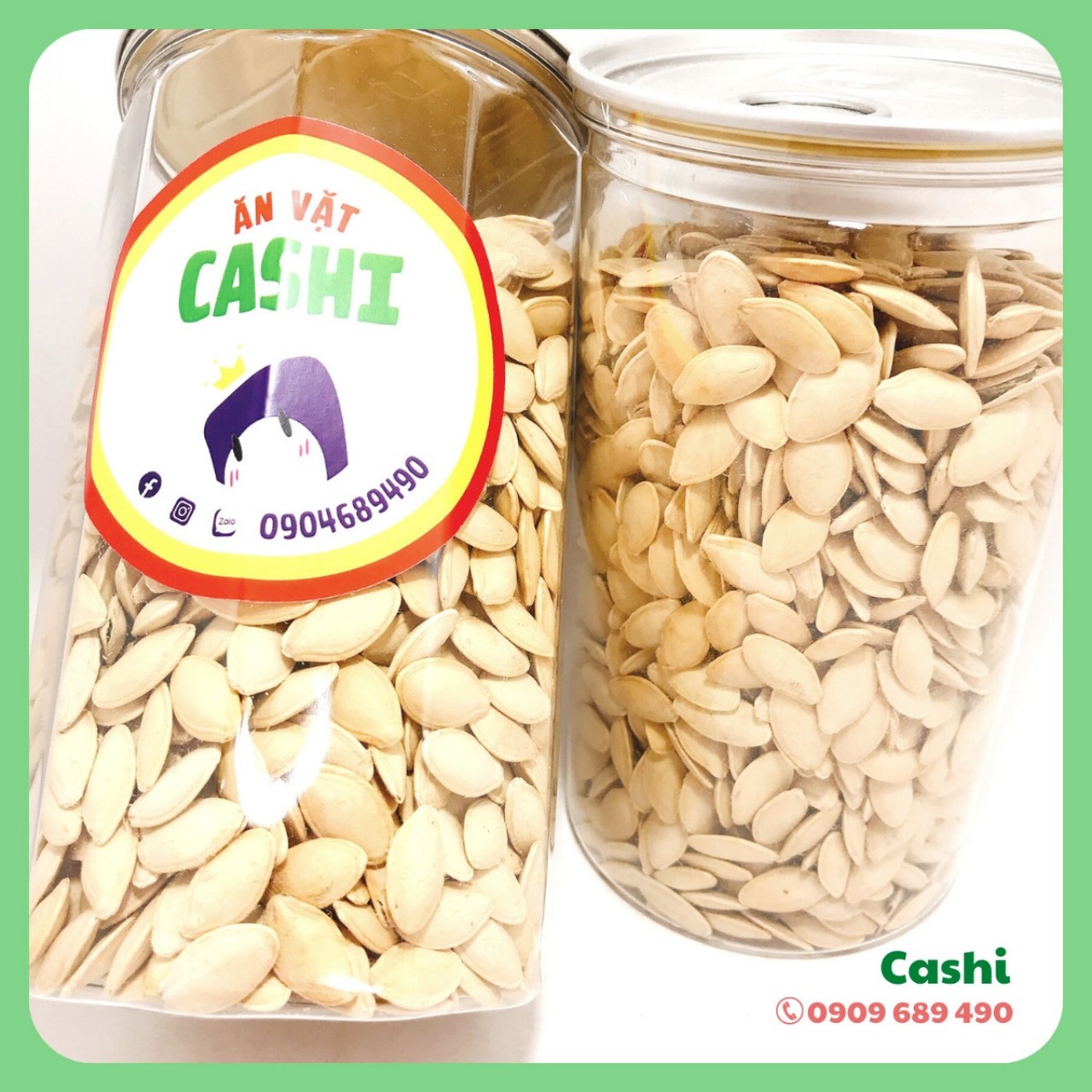 Hạt bí trắng 350gr_Đồ ăn vặt Cashi TPHCM