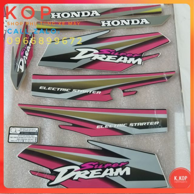 (SELE siêu rẻ) Tem xe Super DREAM L1
