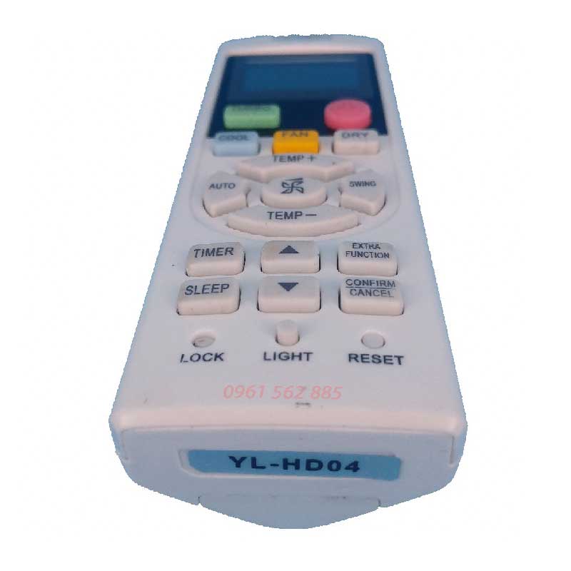 Điều Khiển Remote Máy Lạnh SANYO Mẫu 2( Nút Hồng)