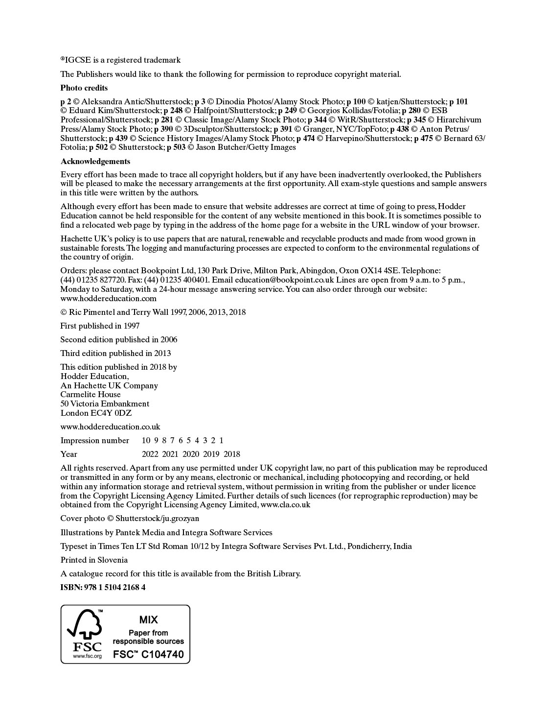 Cambridge IGCSE Mathematics Core and Extended