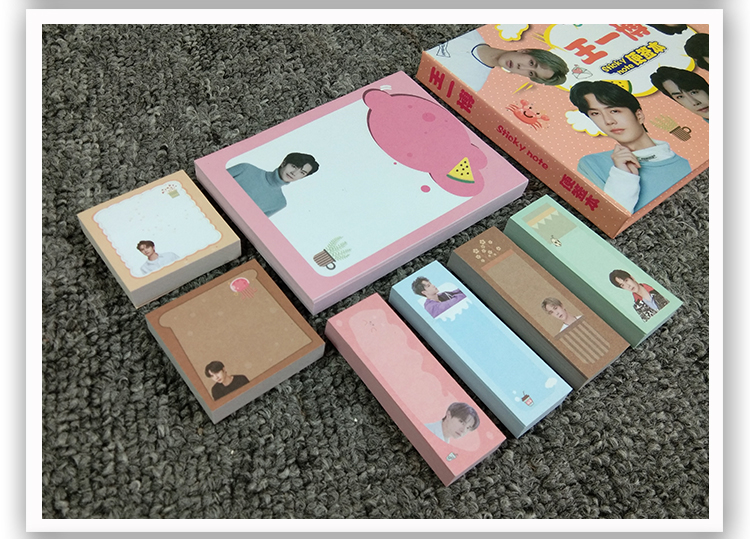 [Có sẵn] Set giấy note Vương Nhất Bác Wang Yi Bo