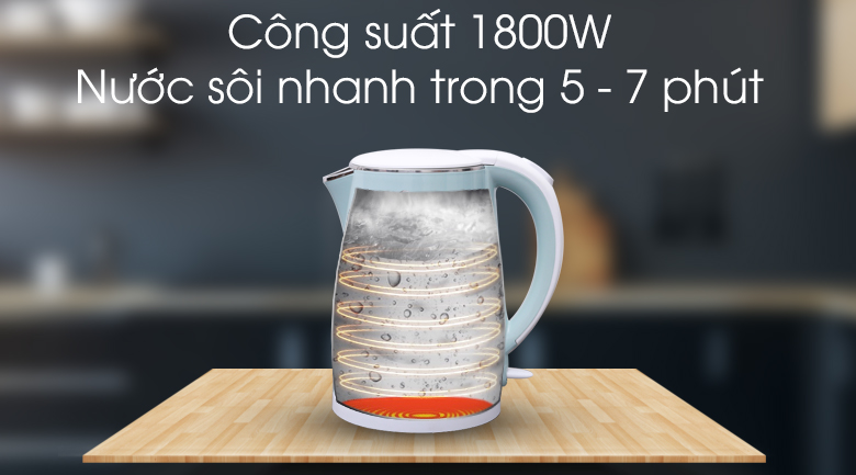 Bình siêu tốc Midea 1.5 lít MK-15DC (G)
