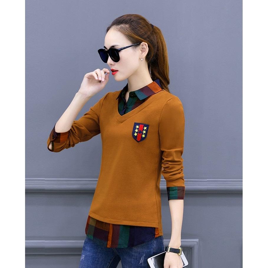 Hàng Nhập : ÁO SƠ MI CÁCH ĐIỆU PHỐI THUN – AK 345