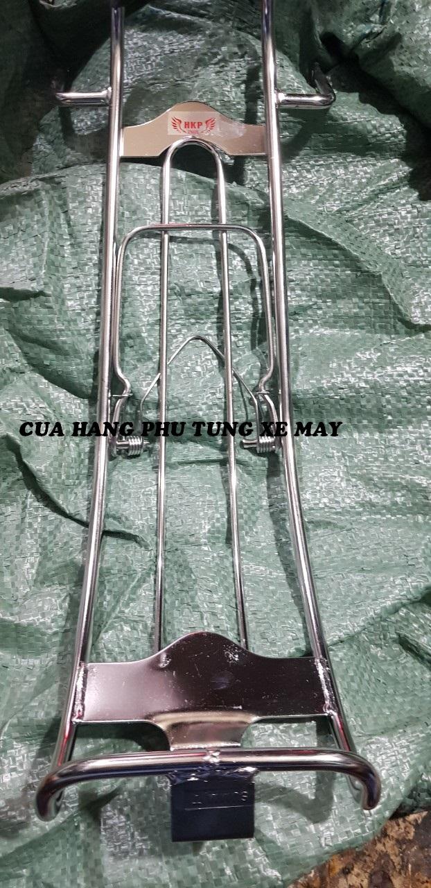 Baga giữa kiểu xuồng inox 10 li cho xe Wave nhỏ