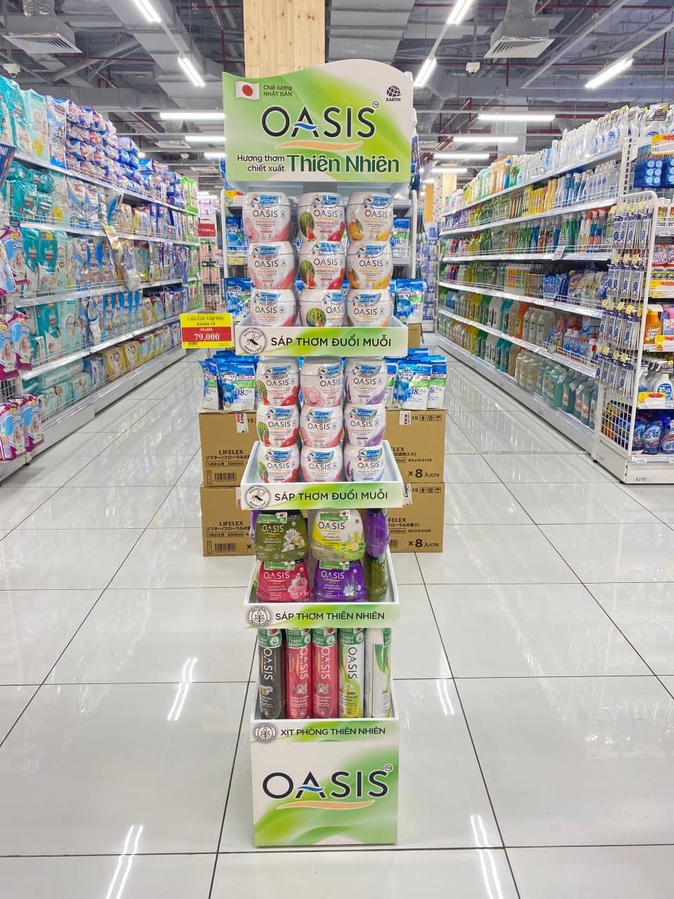 Sáp thơm đuổi muỗi OASIS (Nhiều lựa chọn hương)