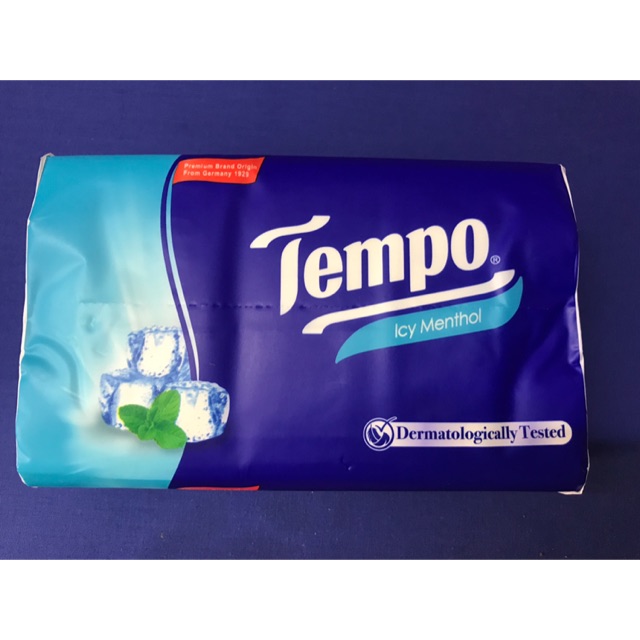 Khăn Giấy Tempo Softpack Icy Menthol 90 Miếng (Lốc 4 gói)
