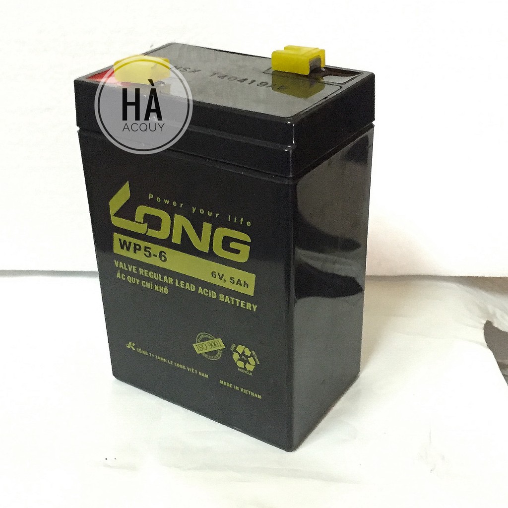 Bình Ắc Quy Khô LONG 6V, 5Ah WP5-6