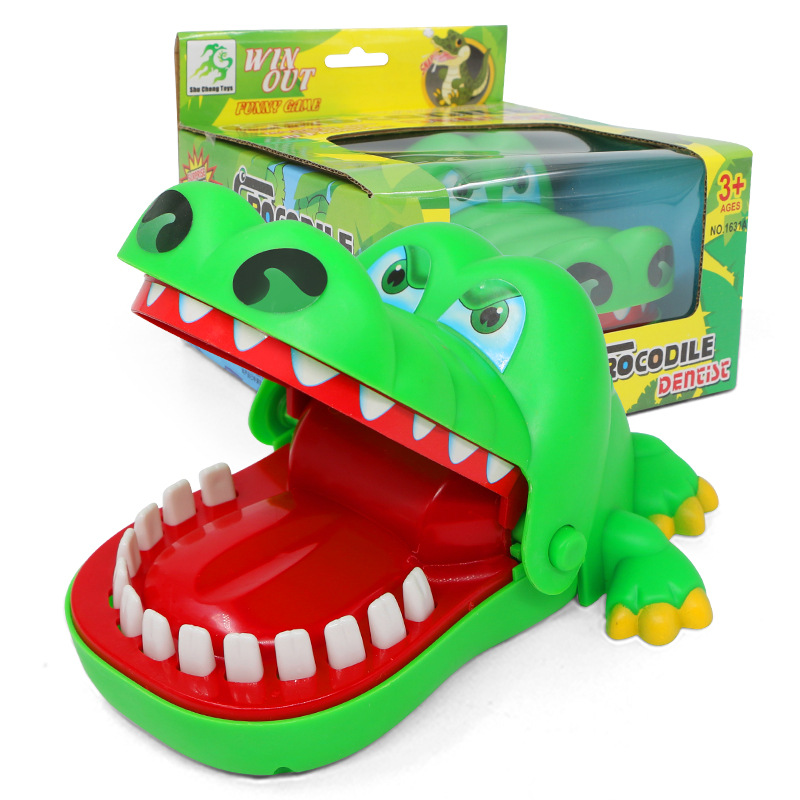 Trò chơi khám răng cá sấu cắn tay hồi hộp kịch tính-chôm kids