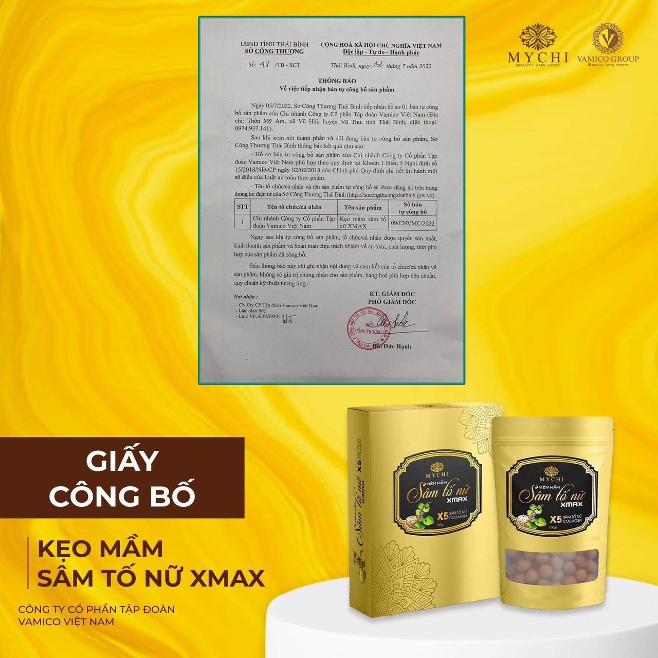 combo 3h Kẹo mầm sâm tố nữ Xmax Mychi