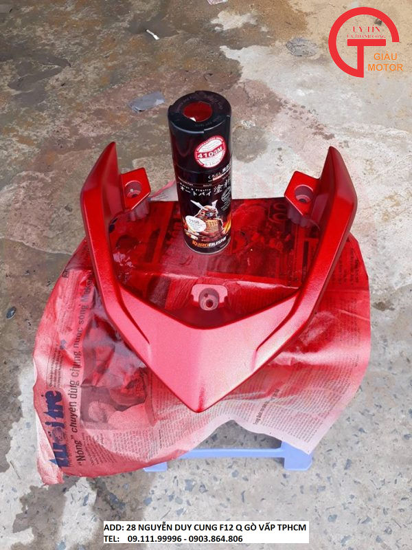 Sơn xit Samurai 1108 màu đỏ Yamaha Yamaha Red