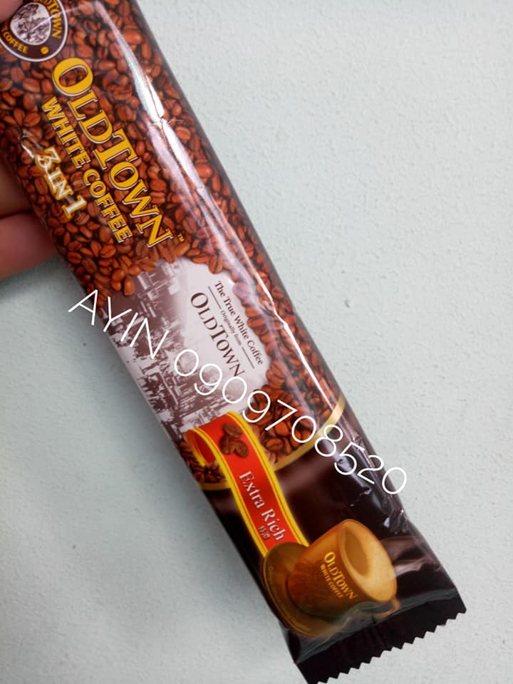 (HSD 02/2026)  Cà phê trắng Extra Rich OldTown White Coffee Malaysia - Vị đậm đà