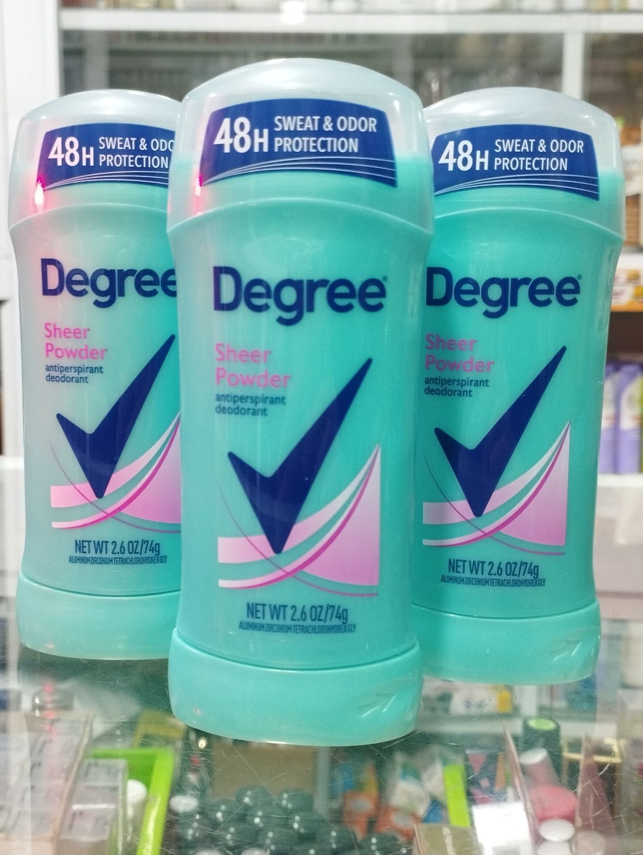 Lăn Khử Mùi Degree Sheer Powder 74gr