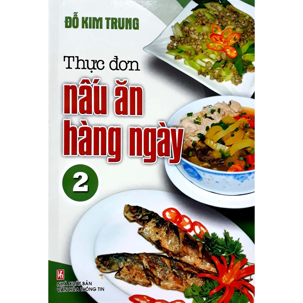 Sách - thực đơn món ăn hàng ngày tập 2 - đỗ kim trung