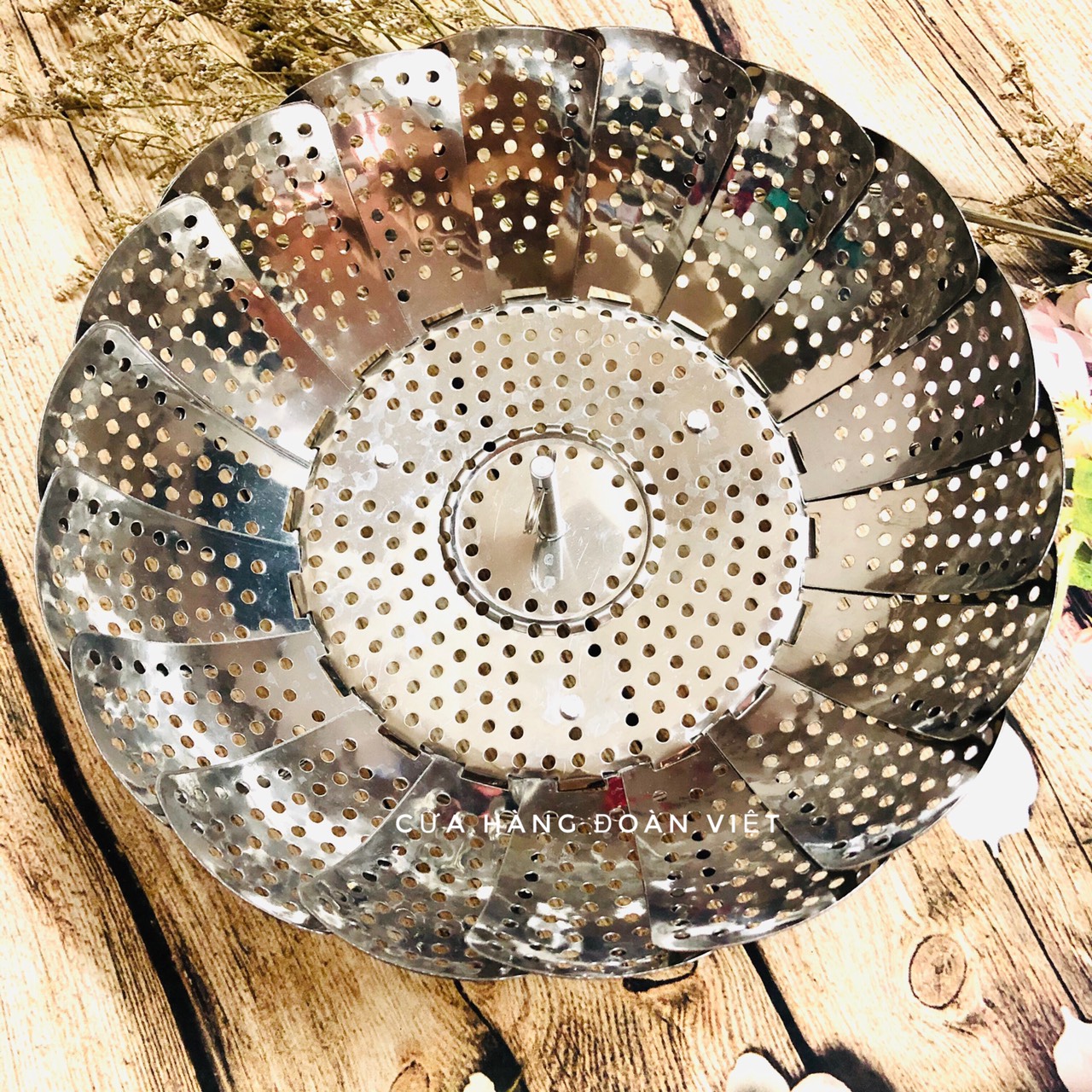 Vĩ Hấp Xòe Đa Năng - Inox Tiện Dụng- Dụng Cụ Nhà Bếp, Đồ Dùng Nấu Ăn