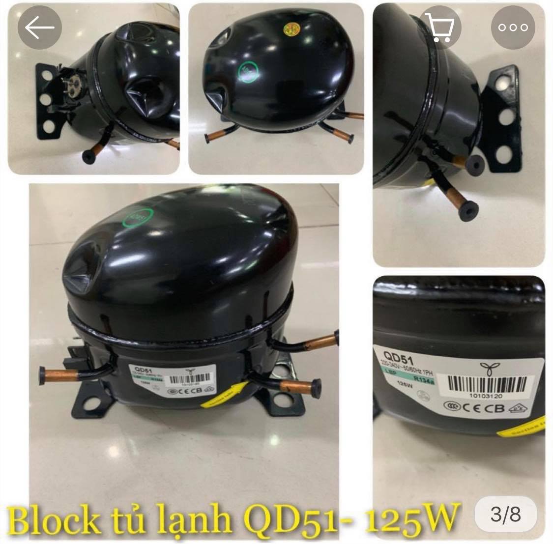 Block Tủ Lạnh QD51-125W(160L-180L)