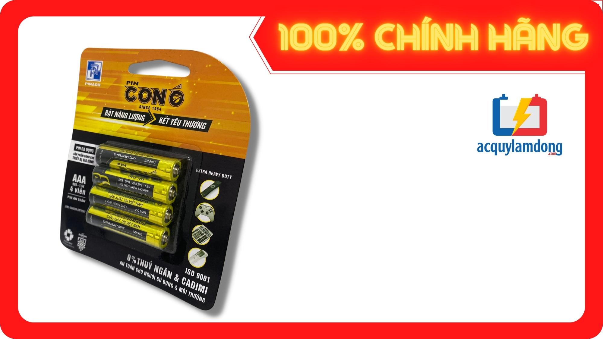 Pin Con Ó Đa Dụng Decal R03 - Size AAA - Vỉ 4 viên