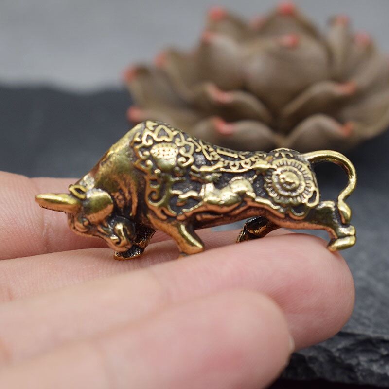 Móc khoá phong thuỷ 12 con giáp tuổi con trâu
