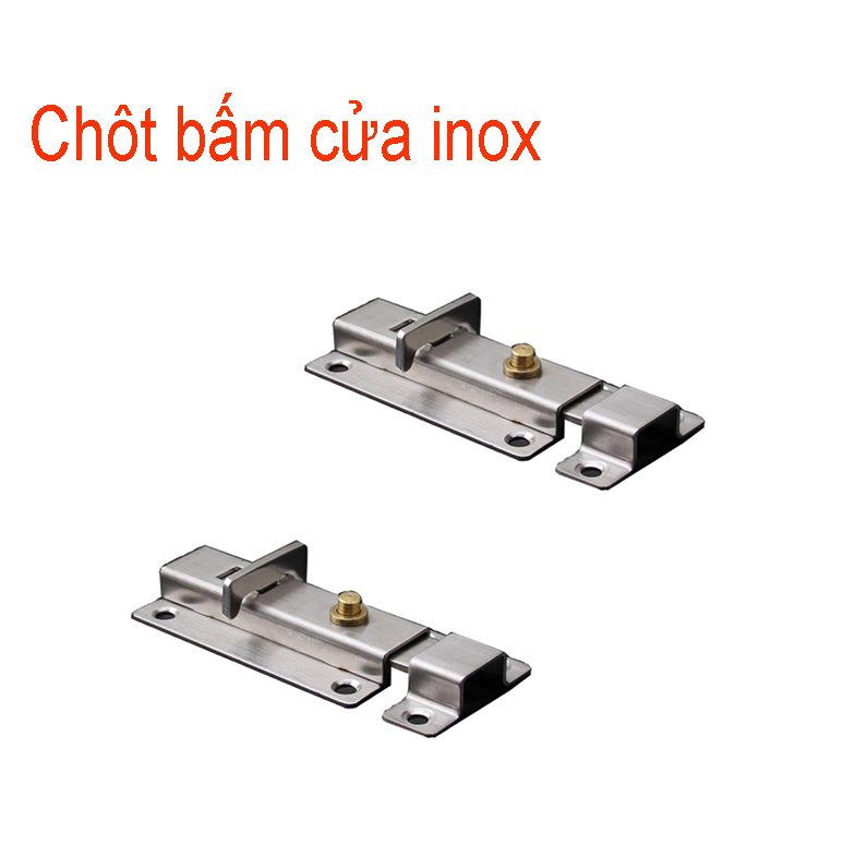 CHỐT BẤM CỬA A03 10cm - 8 cm