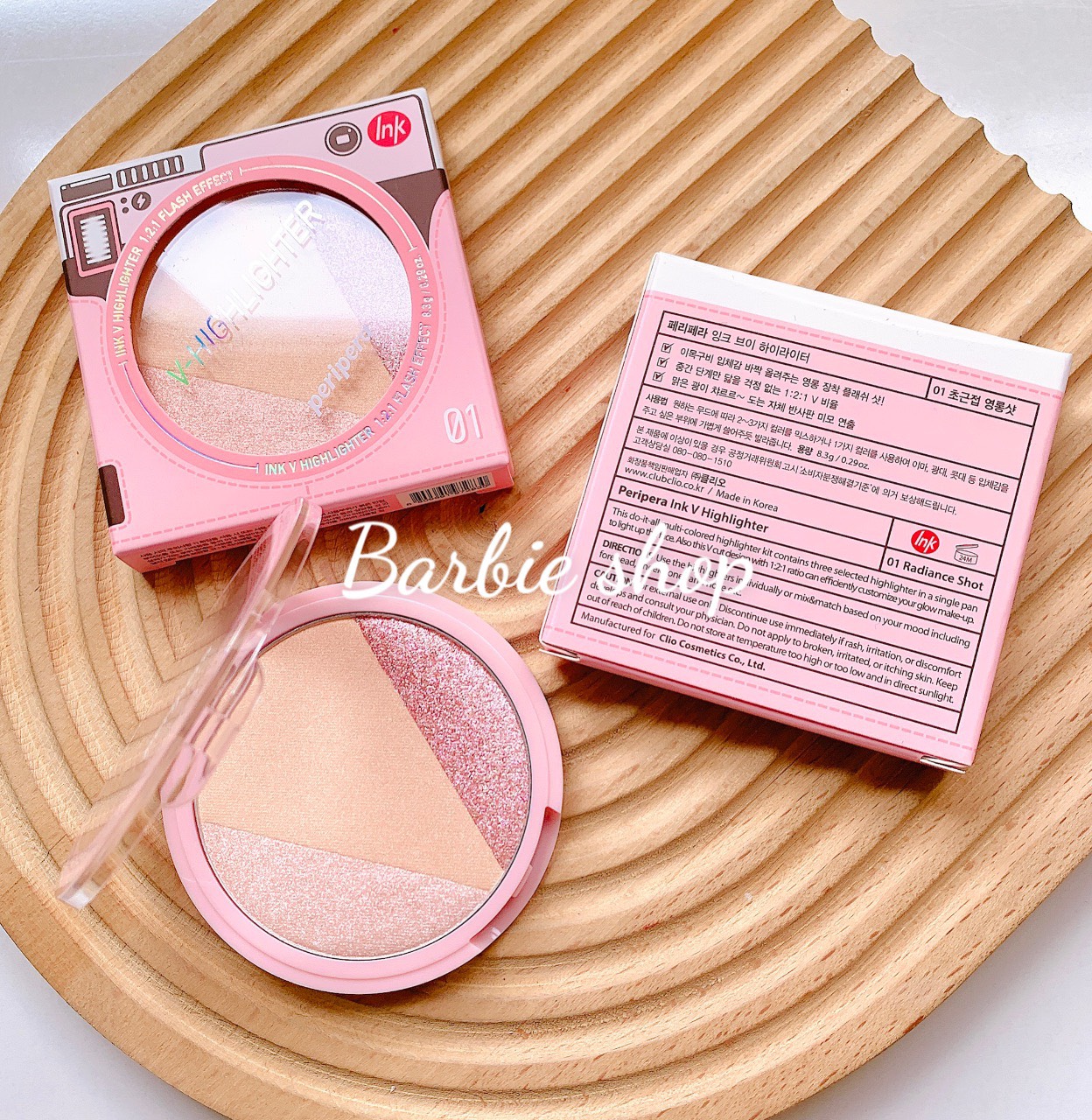 Phấn Highlight Bắt Sáng Peripera Ink V-Highlighter
