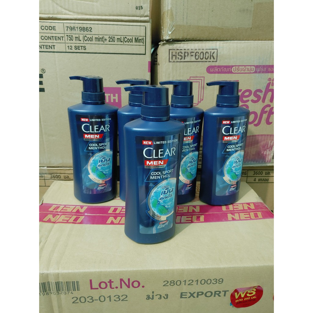 [HCM]Dầu gội Clear Men Thái Lan 450ml Bạc Hà