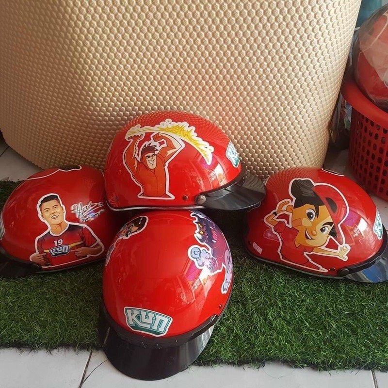 Nón bảo hiểm cho bé - HKM Kun có lựa hình