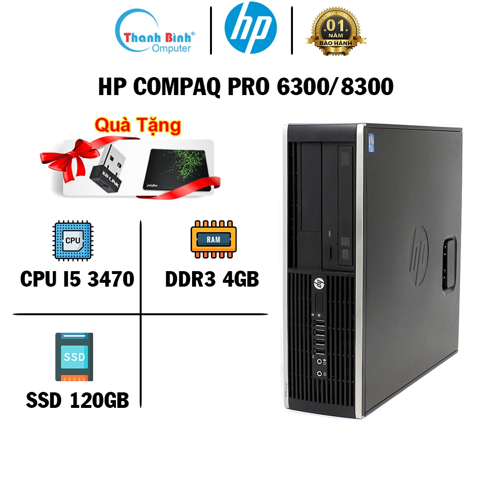 Máy tính đồng bộ thanhbinhpc hp pro 6300/8300 - bảo hành 12 tháng 1 đổi 1 - pc văn phòng giá rẻ