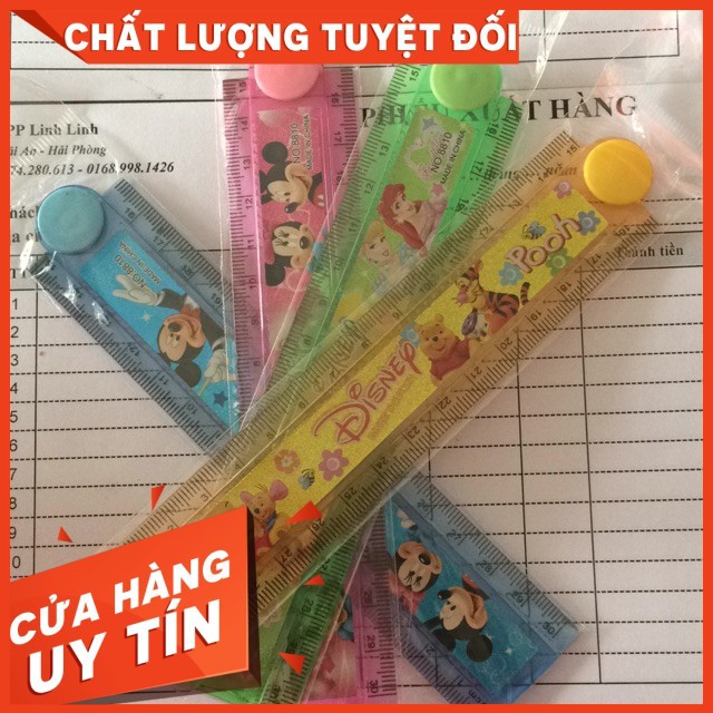 Combo 4 thước kẻ gấp 30cm