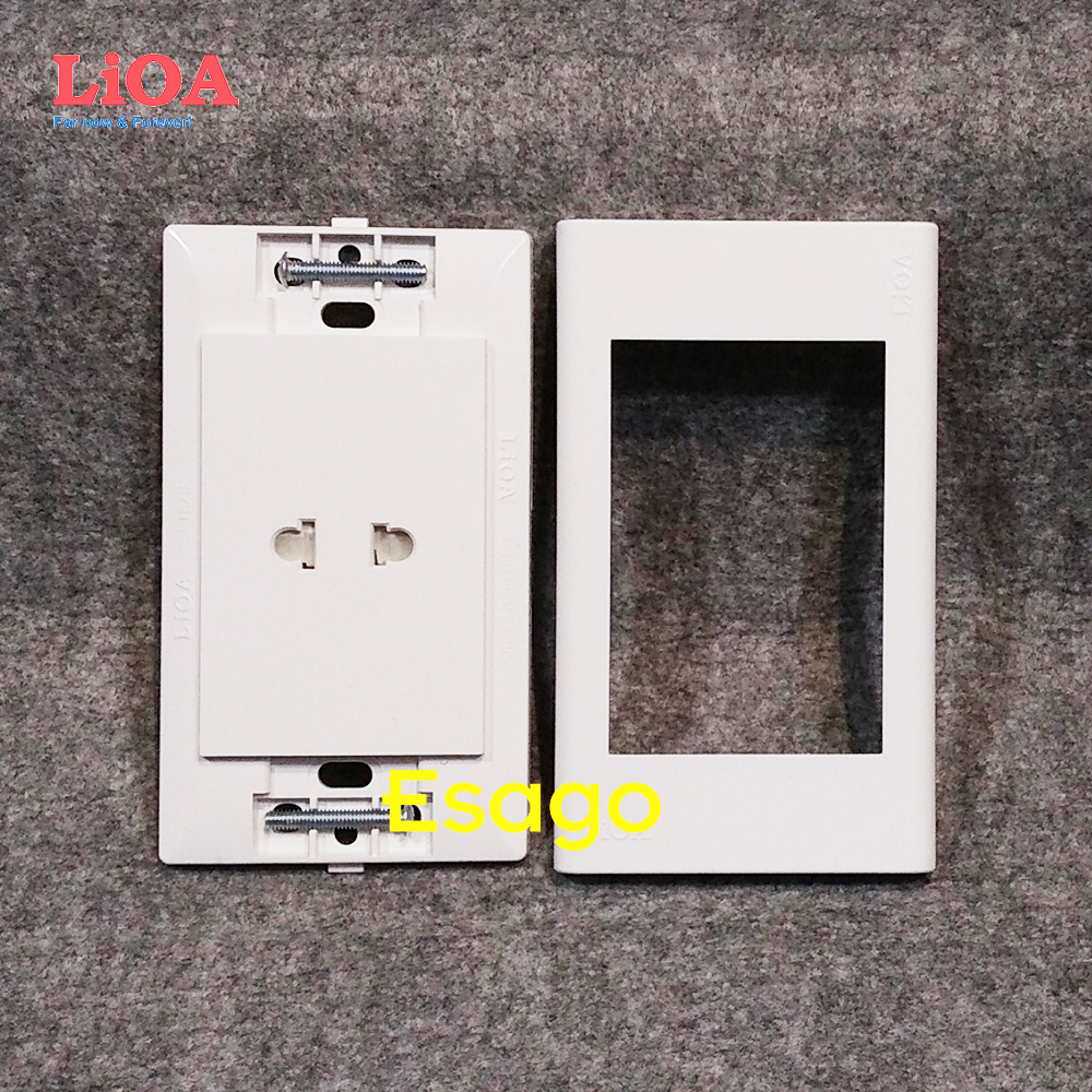 [HCM]Ổ cắm điện đơn 2 chấu 16A LiOA (3520W)