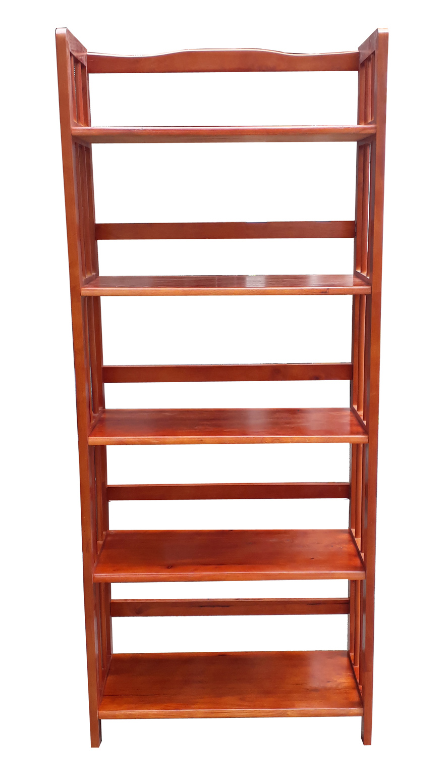 [HCM]Kệ sách 5 tầng rộng 60cm bằng gỗ (Cánh gián)