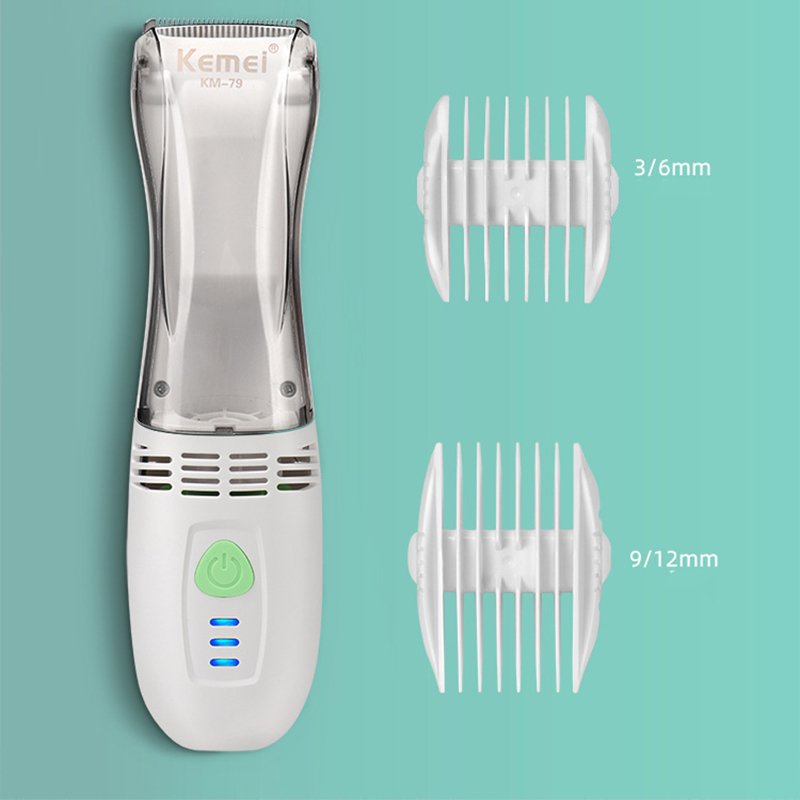 Tông đơ cắt tóc hút tóc Kemei KM-79 an toàn cho bé
