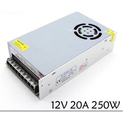 Nguồn camera 12v 20a có quạt