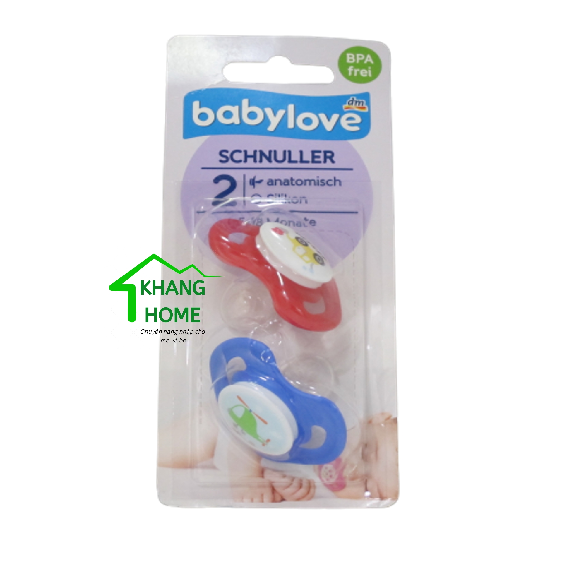 SET NÚM VÚ/TI GIẢ BABYLOVE CHO BÉ TỪ 0 - 18 THÁNG