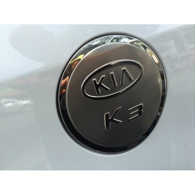 Ốp nắp Bình xăng Kia K3 inox