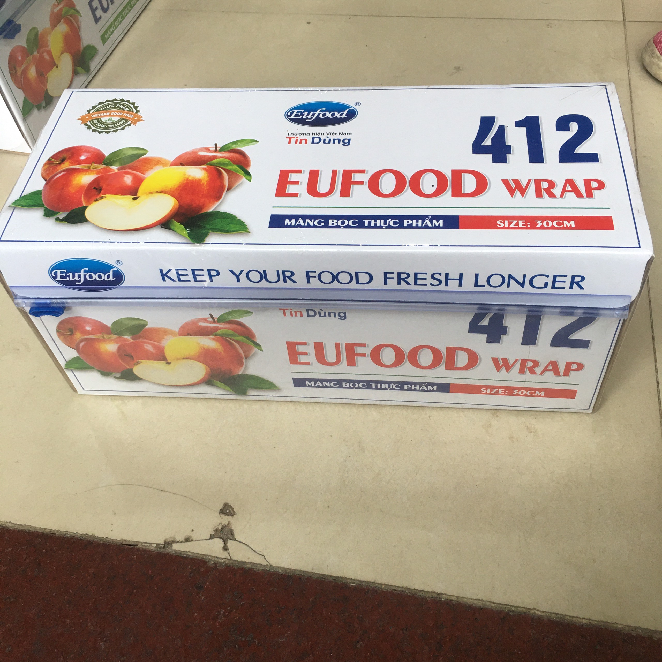 Màng Bọc Thực Phẩm EUFOOD Wrap 412 - Size 30cm x 300m
