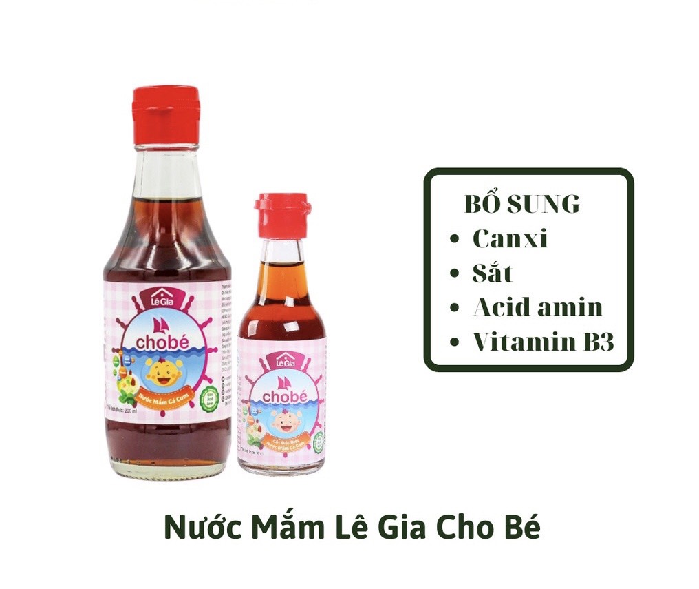 Nước mắm cho bé ăn dặm Lê Gia (Date 2025)