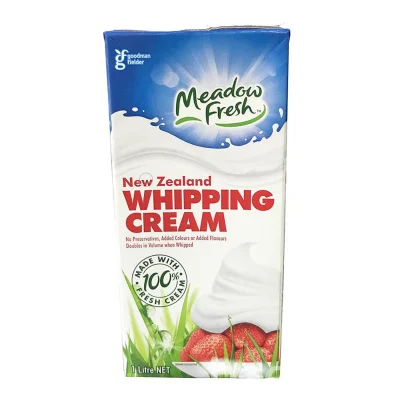 Kem sữa whipping cream Meadow fresh 1L
