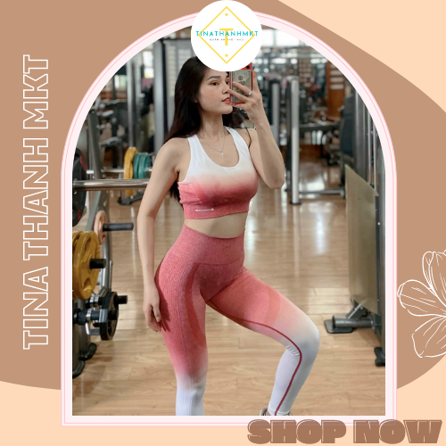 Set đồ tập gym, yoga nữ thấm hút mồ hôi