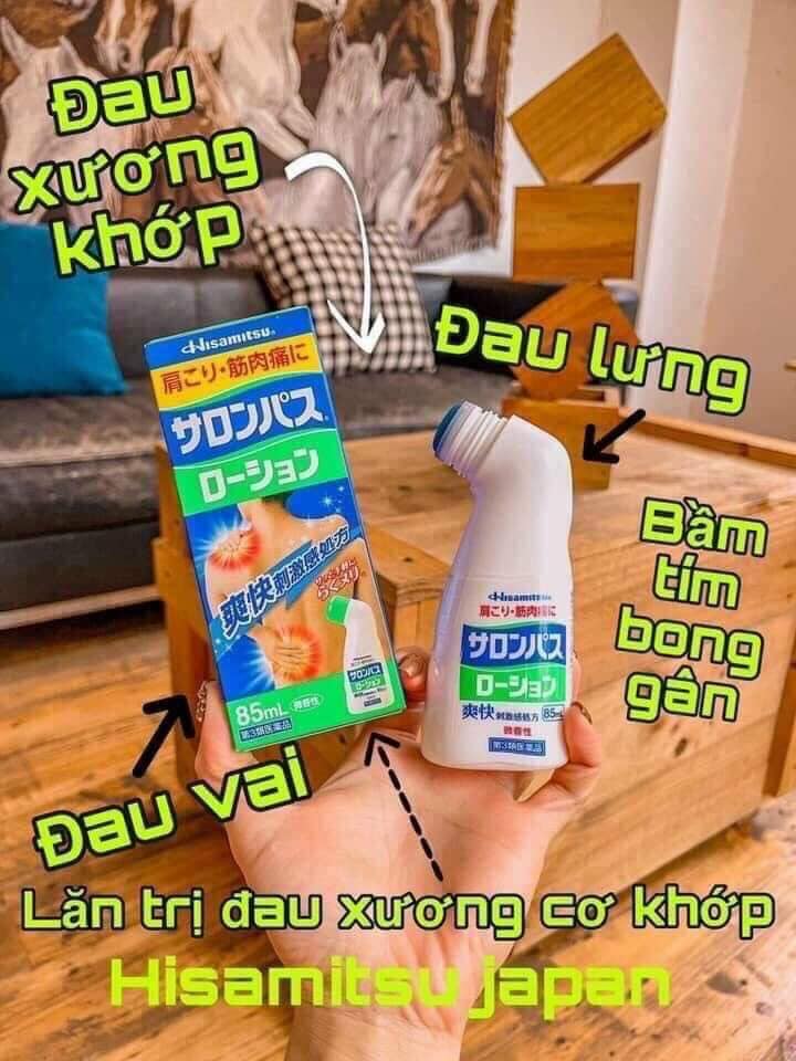 Lăn xoa bóp Salonpas Hisamitsu
