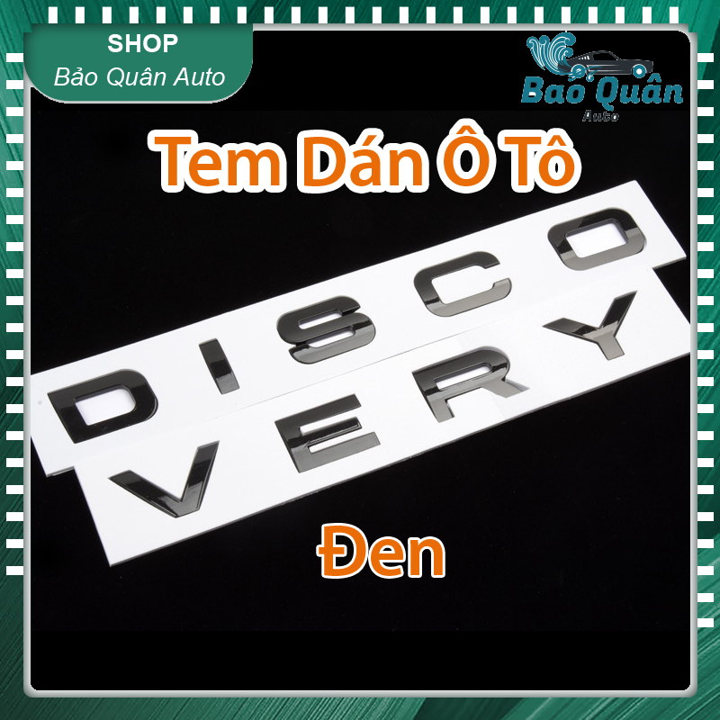 Tem DISCOVERY dán trang trí nắp capo nắp cốp ô tô